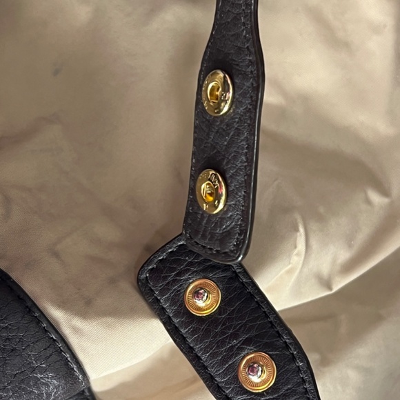 Cole Haan Dark Chocolate Brown Leather Top Handle Zip Closure - beautiful/roomy - Picture 9 of 16